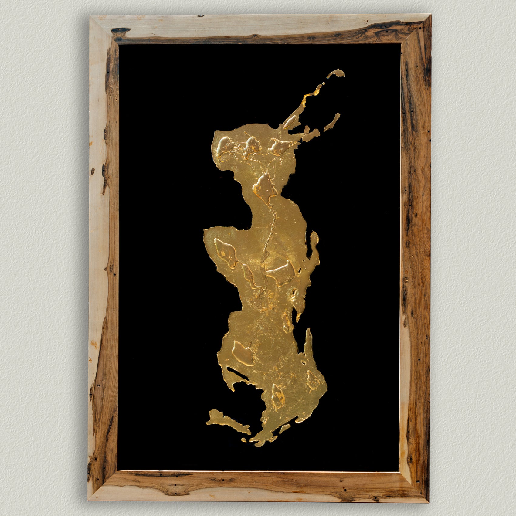 Black and gold August, Lake Poopo