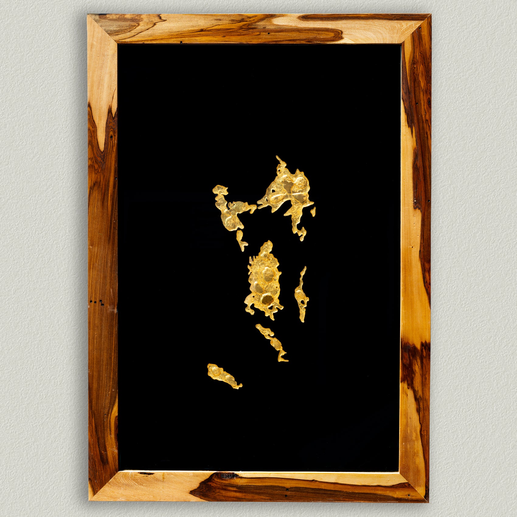 Black and gold December, Lake Poopo